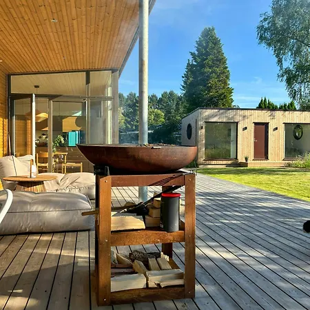 度假居 New Wooden House Near Hornbæk